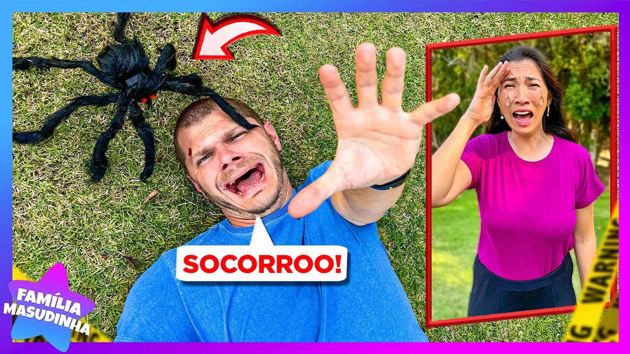 DÉ FOI PICADO NO ROSTO POR UMA ARANHA GIGANTE ★ FAMÍLIA MASUDINHA ★