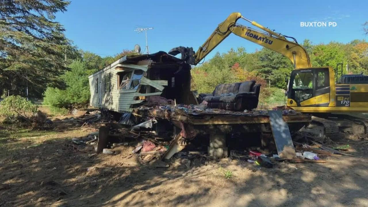 Buxton drug house demolished in an effort to combat drug use in the community
