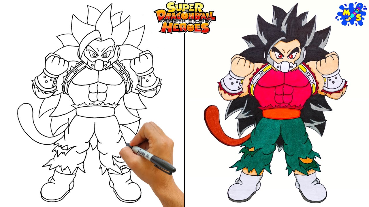 How to Draw Cumber from Super Dragon Ball Heroes