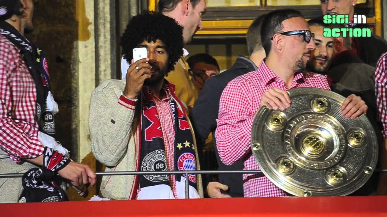 Meisterfeier 2014: Vorstellung FC Bayern München Mannschaft