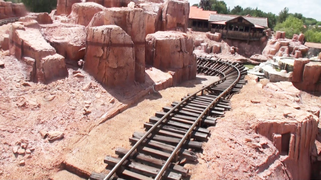 Disney World Big Thunder Mountain Railroad POV Magic Kingdom Florida
