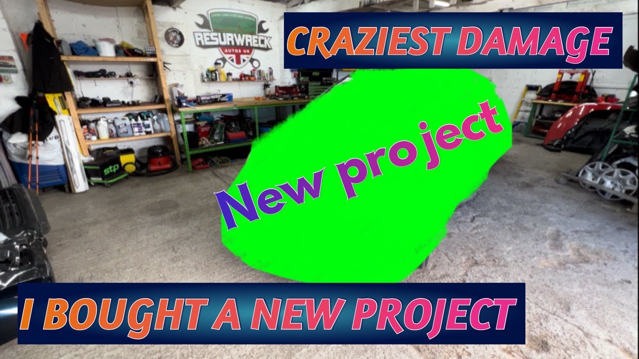 I BOUGHT A NEW COPART SALVAGE  PROJECT WITH THE CRAZIEST DAMAGE I HAVE EVER BOUGHT