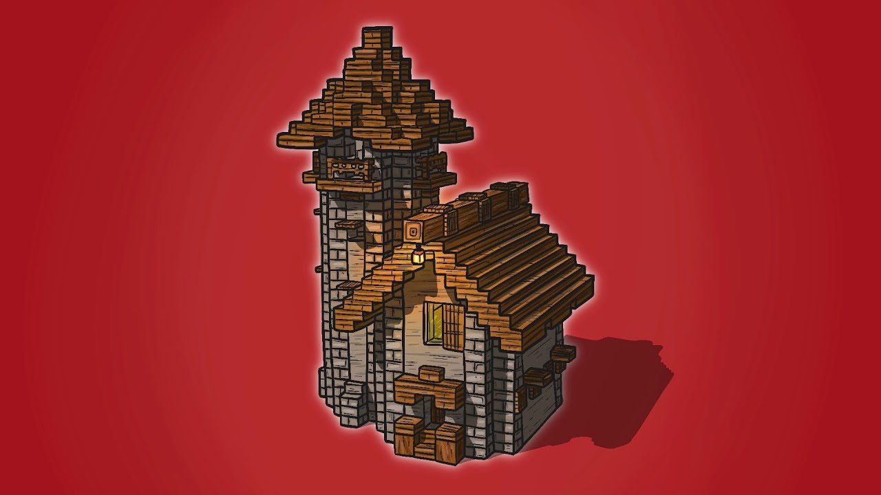 Minecraft: Build a Rustic Medieval House Tutorial [Step by Step]