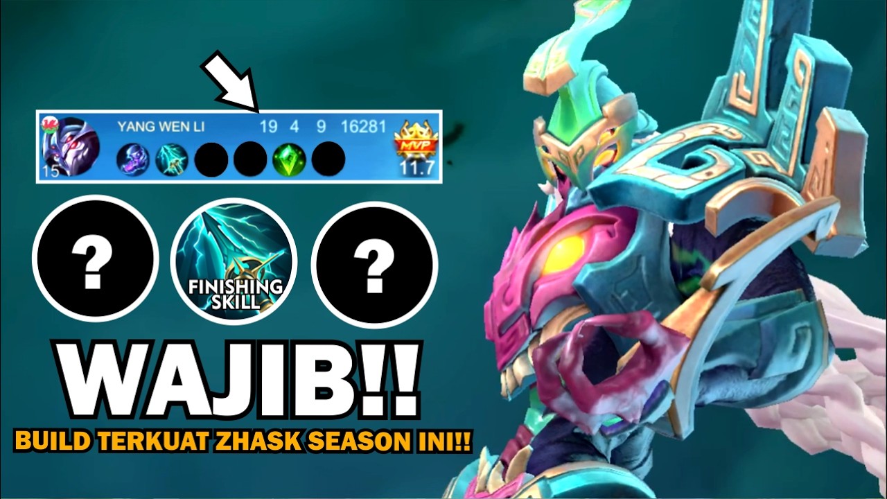 ASLI NYESEL BARU TAHU ITEM INI LEBIH SAKIT DARI GENIUS WAND!! ZHASK TOP GLOBAL 2026 BEST BUILD MLBB