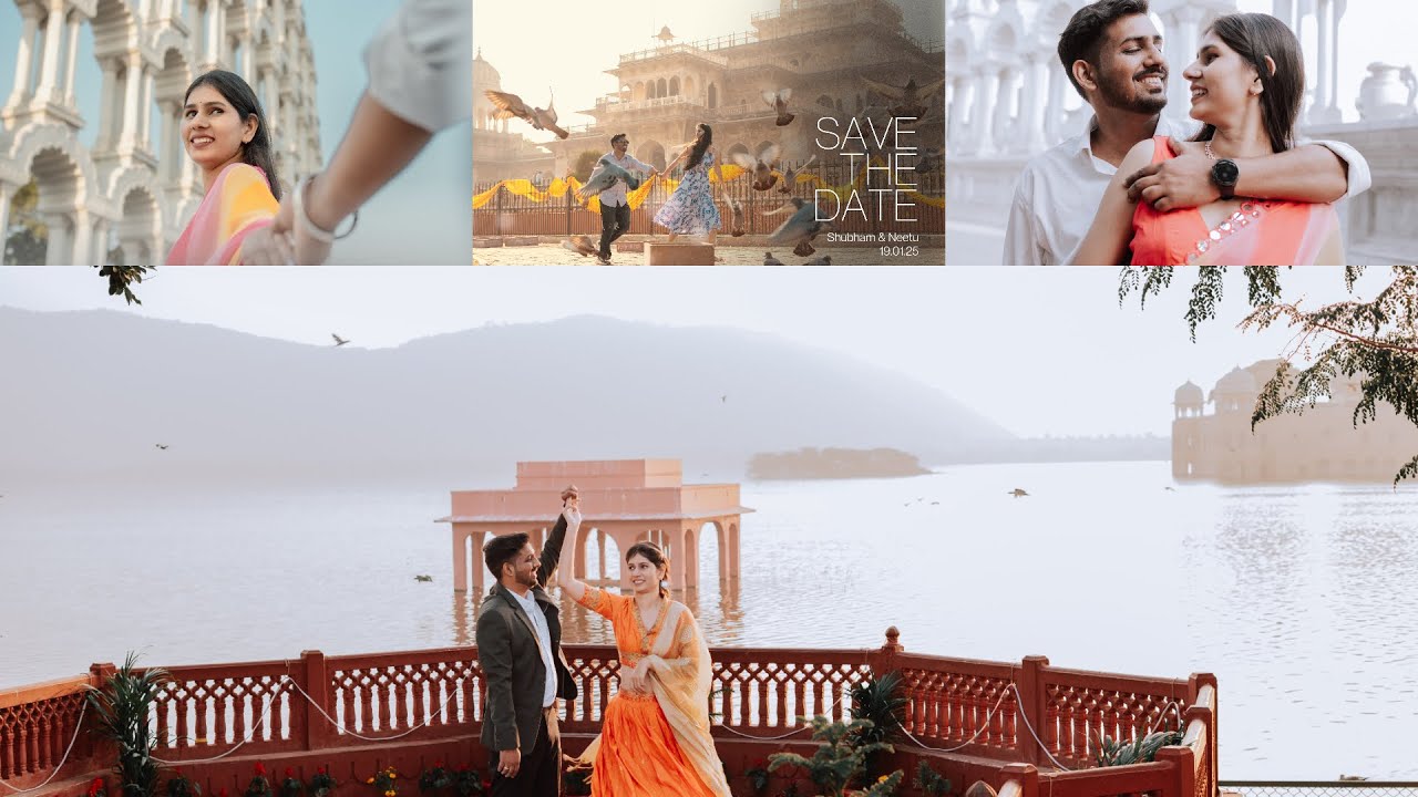 Best Prewedding shoot in JAIPUR | Shubham & Neetu |  #jalmahal #preweddingshoot #jaipurprewedding