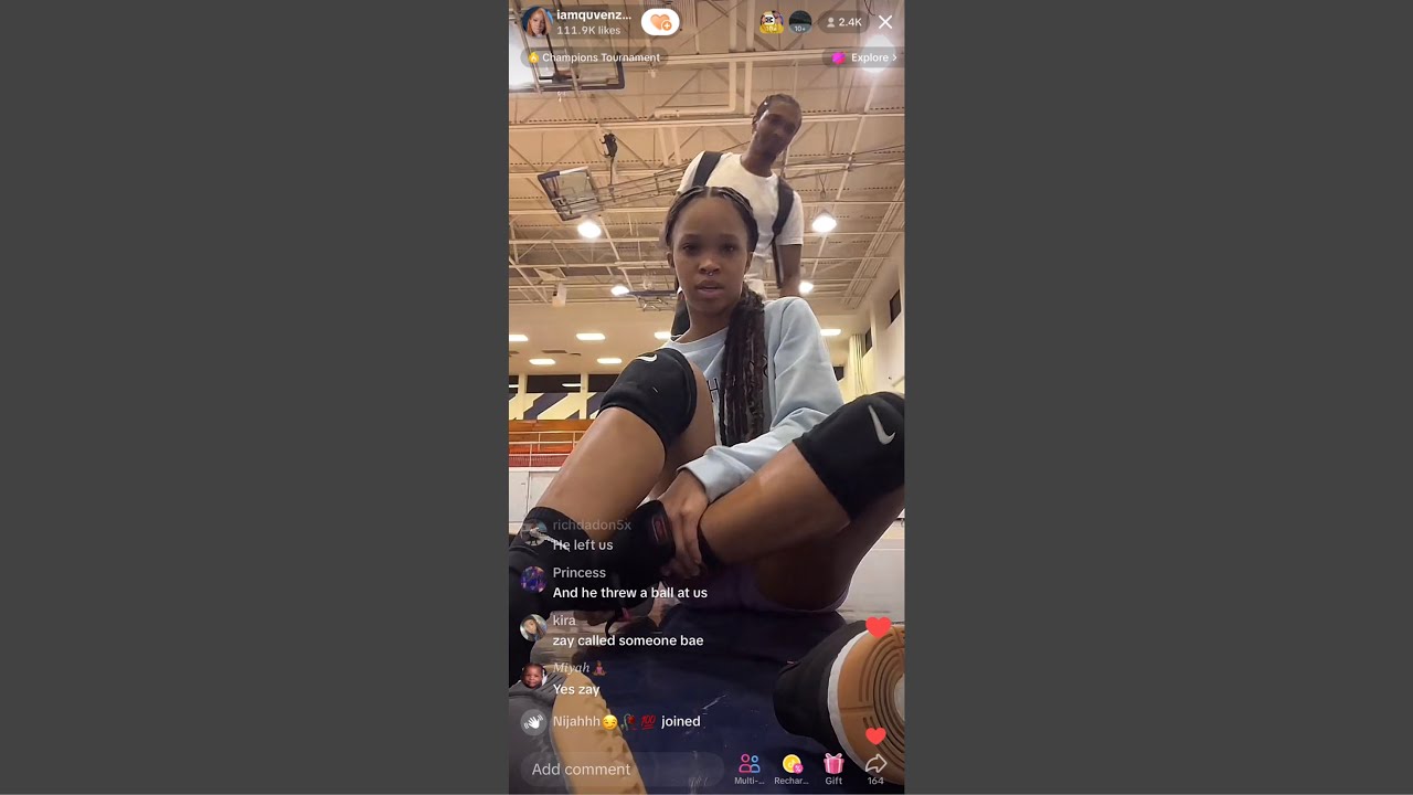 Quvenzhane and Isaiah live playing volleyball part 2