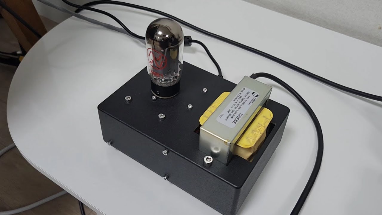 5881 Single-Ended Class A (Poweramp Distortion Sound Demo), SMPS powered
