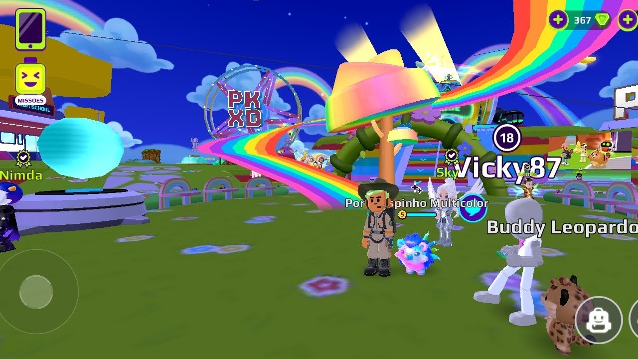 O FINAL DO ARCO-ÍRIS CHEGOU NO PK XD!! O QUE SERÁ QUE VAI VIR?