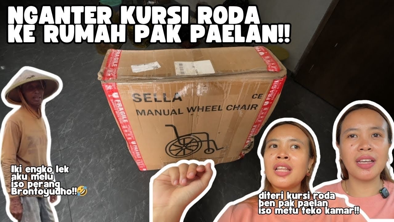 NGANTER KURSI RODA KERUMAH PAK PAELAN‼️