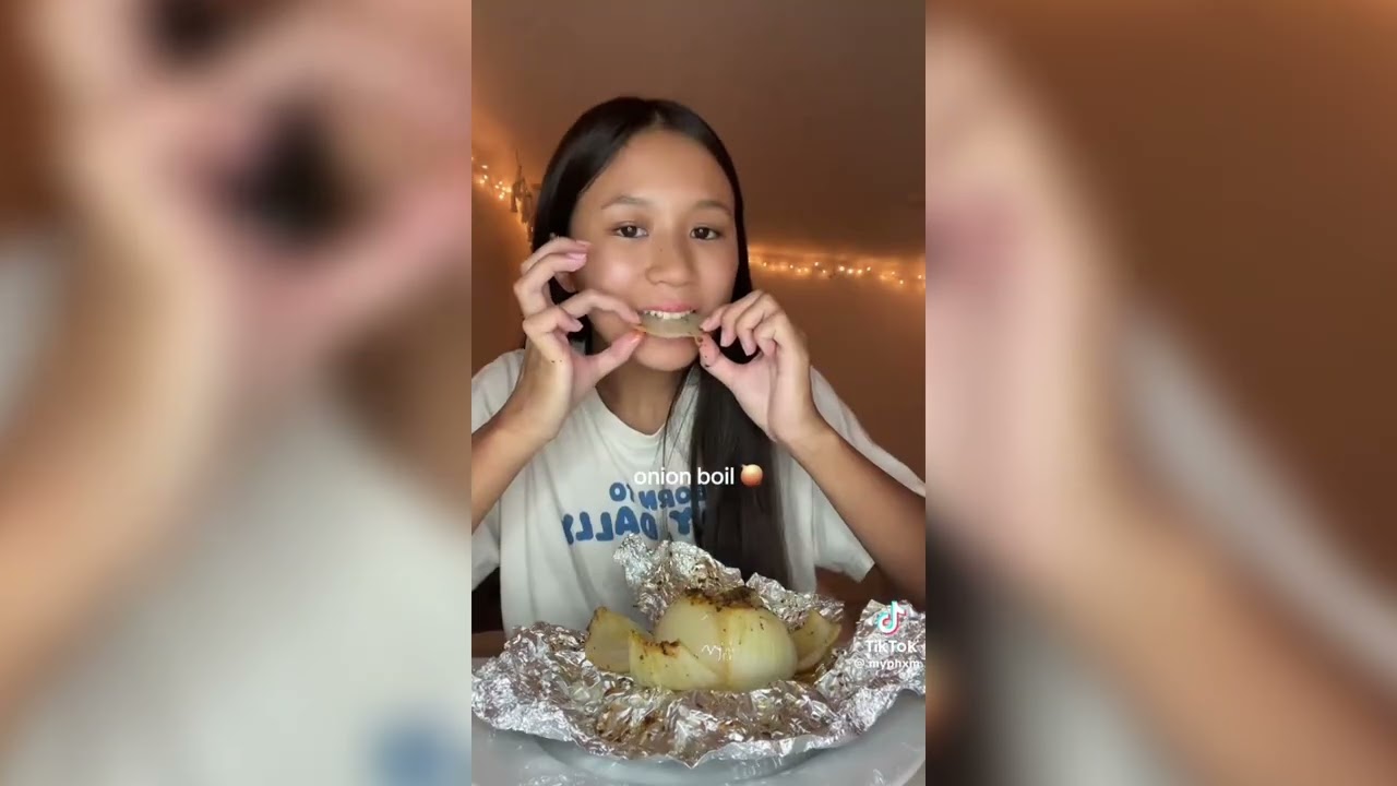 9 minutes of onion boil mukbangs |@lilcomps|