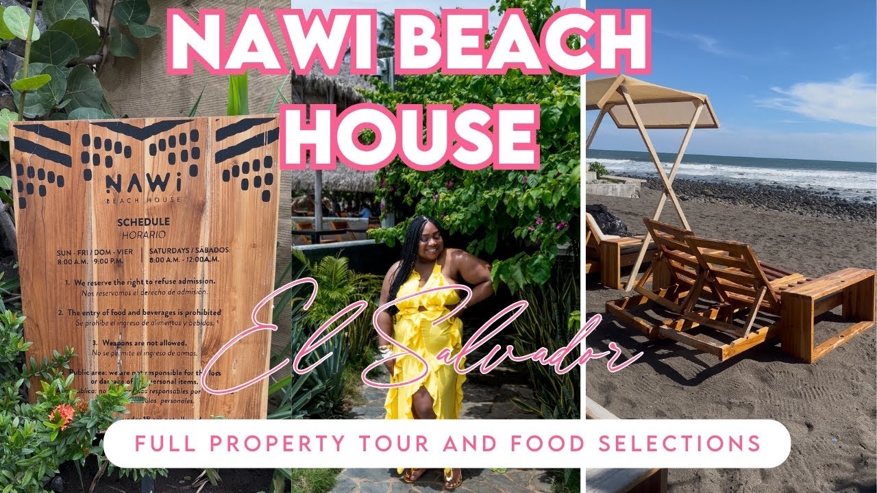 NAWi Beach House| NAWi Beach Club Full Property Tour| El Salvador