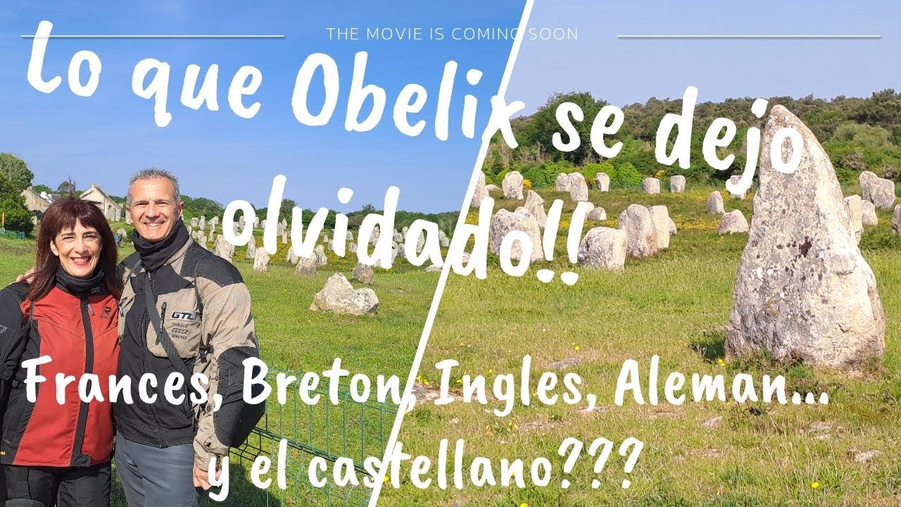 BRETAÑA Y NORMANDIA EN MOTO(3): ALINEAMIENTOS DE CARNAC; IDIOMAS EN MUSEOS Y EN LOS MENUS FRANCESES.