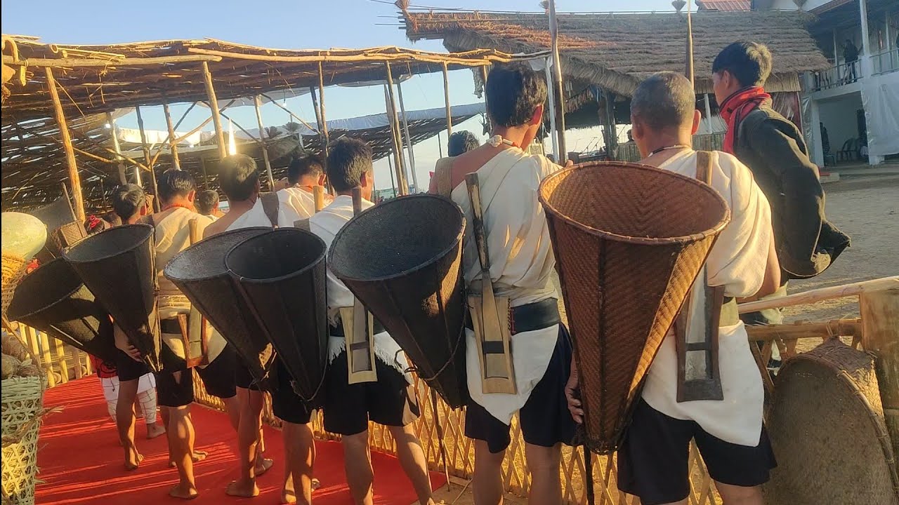 Demonstration of Traditional Harvest Yimkhiung Naga.@LAJIPUVLOGS 