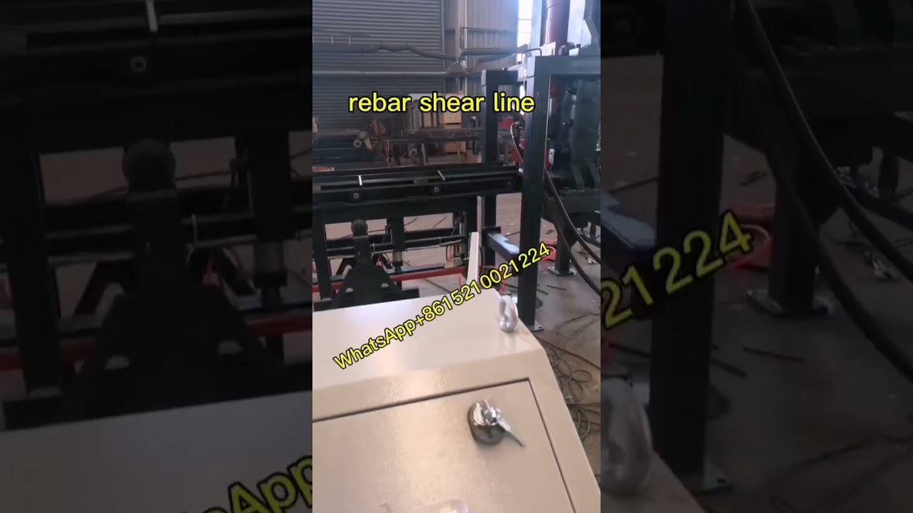 rebar shear line #rebarmachine  shear line #shearline #cncrebarstirrupbener #rebar cutting machine