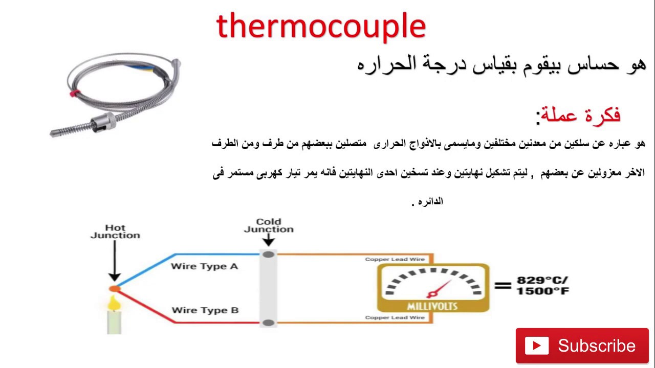 Thermocouple .