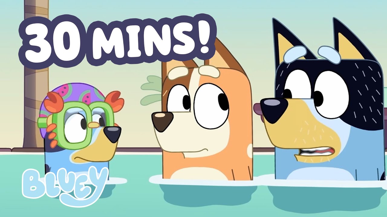 It's Time for Bluey Fun in the Sun! ☀️ 💙 | Summer Life Lessons and Games ⭐️ | Bluey
