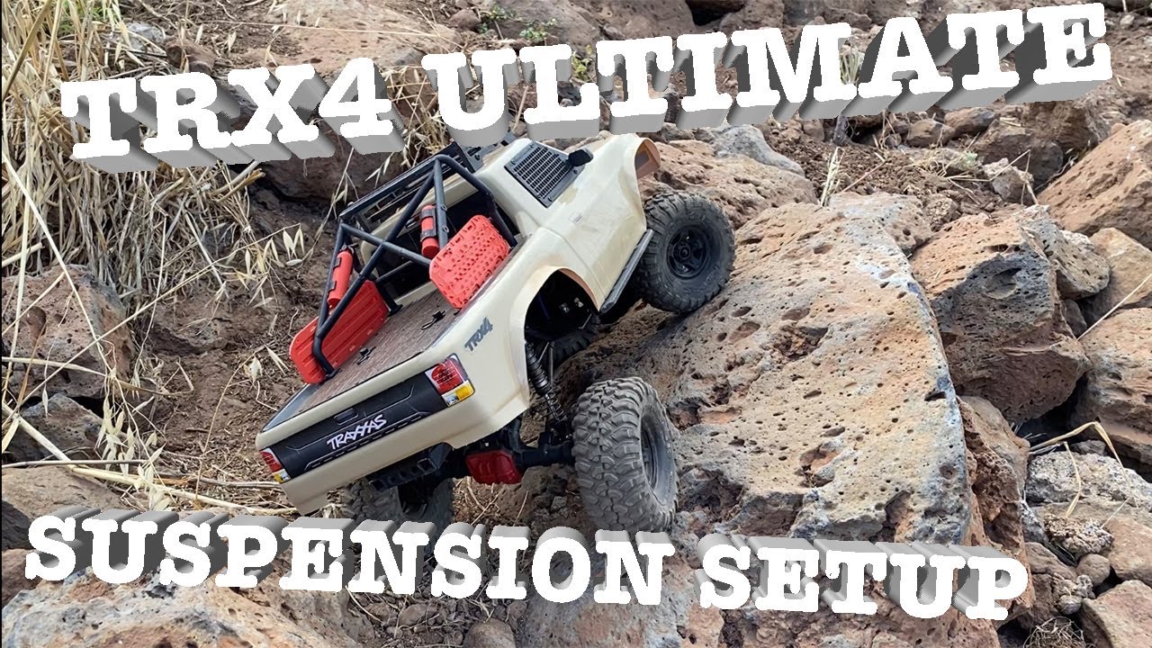 TRX4 получил идеальную настройку подвески.