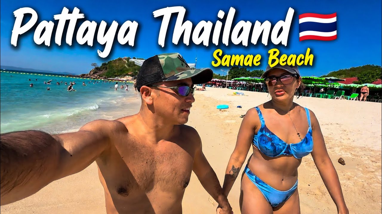 NA PRAIA DE ÁGUAS CRISTALINAS DE PATTAYA TAILÂNDIA 2026 / SAÍMOS DO INVERNO DO JAPÃO PRO PARAÍSO