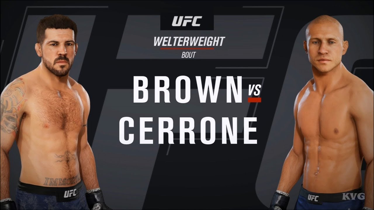EA Sports UFC 3 - Matt Brown vs Donald Cerrone - Gameplay (HD) [1080p60FPS]