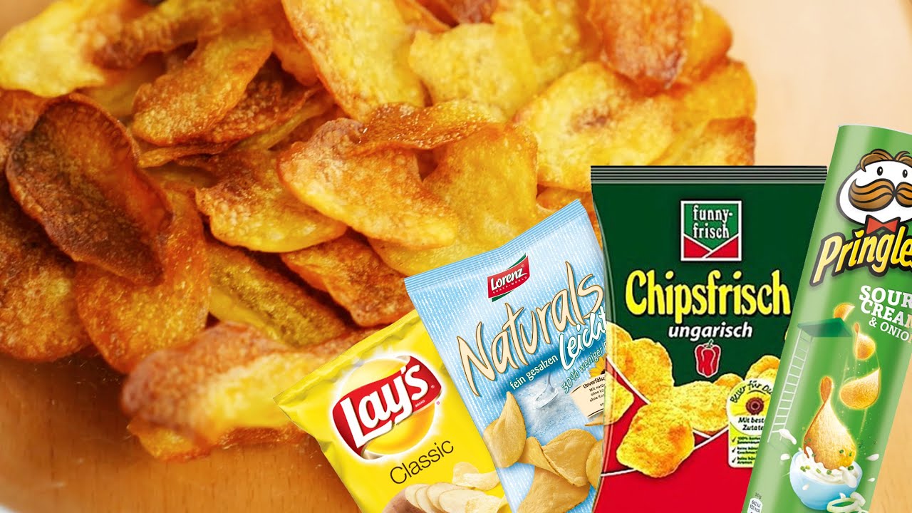 CHIPS selber machen | DIY-KARTOFFELCHIPS ohne Friteuse - SCHNELL & EINFACH im Backofen - Rezept