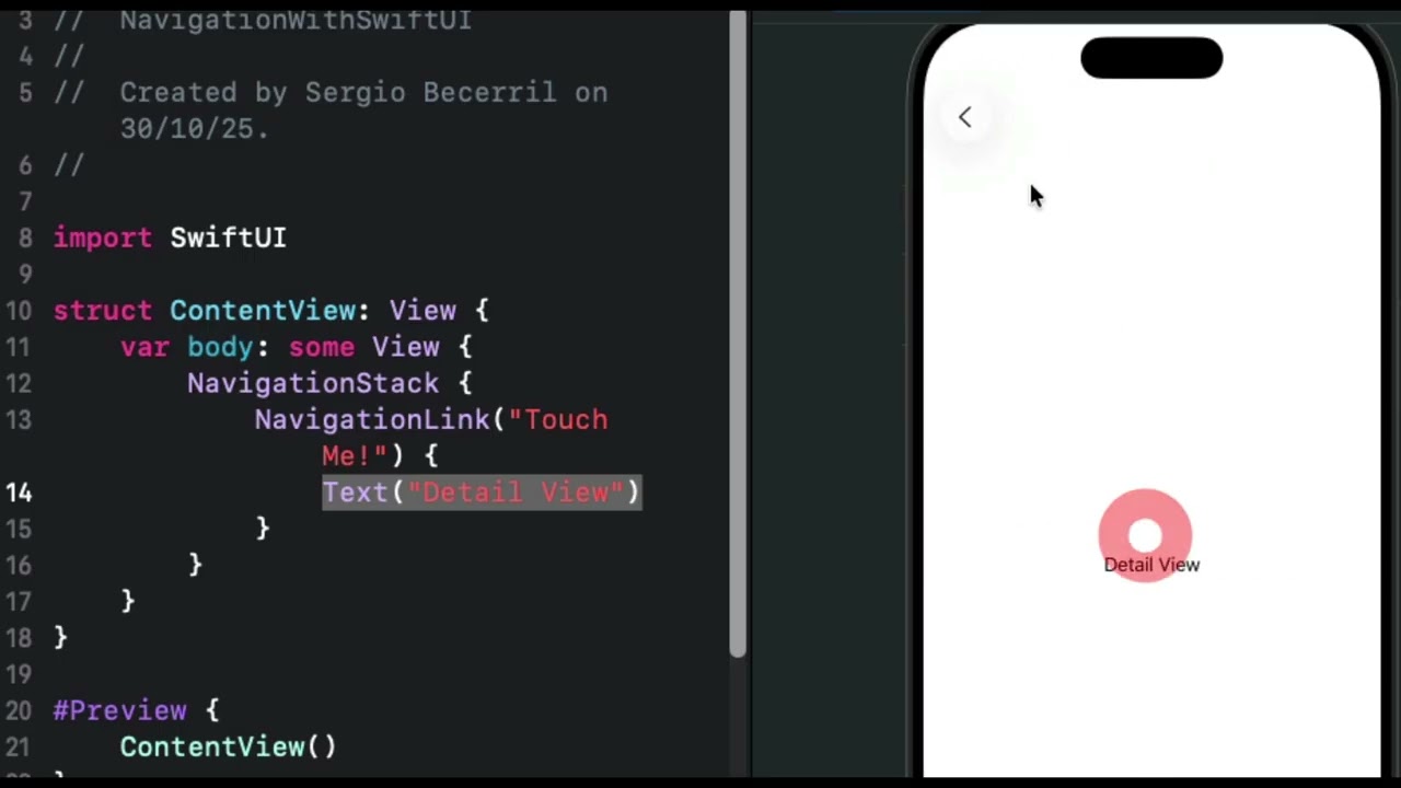 Navegación con SwiftUI | Cómo navegar entre diferentes vistas con SwiftUI