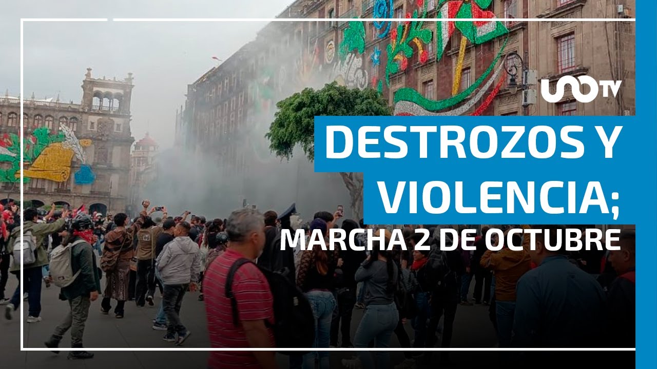Con bombas molotov, palos y cohetones integrantes del bloque negro se enfrentaron a policías