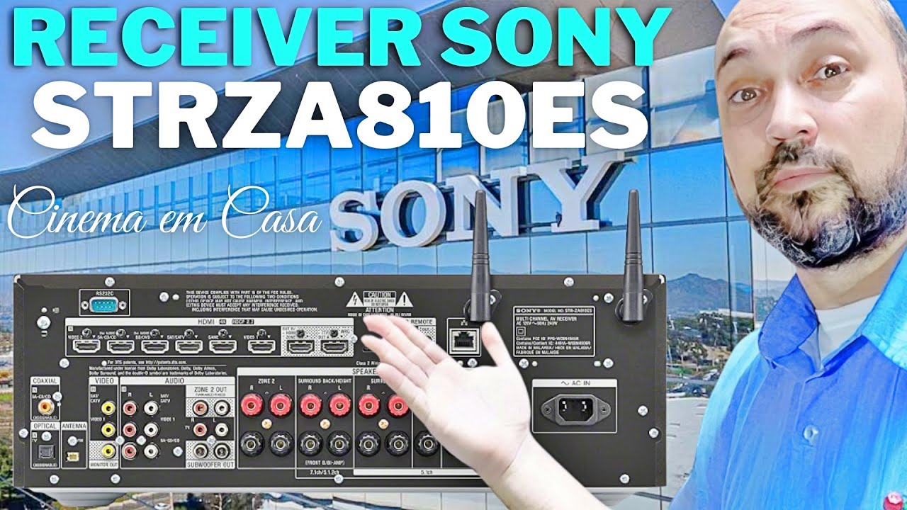 RECEIVER SONY STR ZA810ES  HOME THEATER