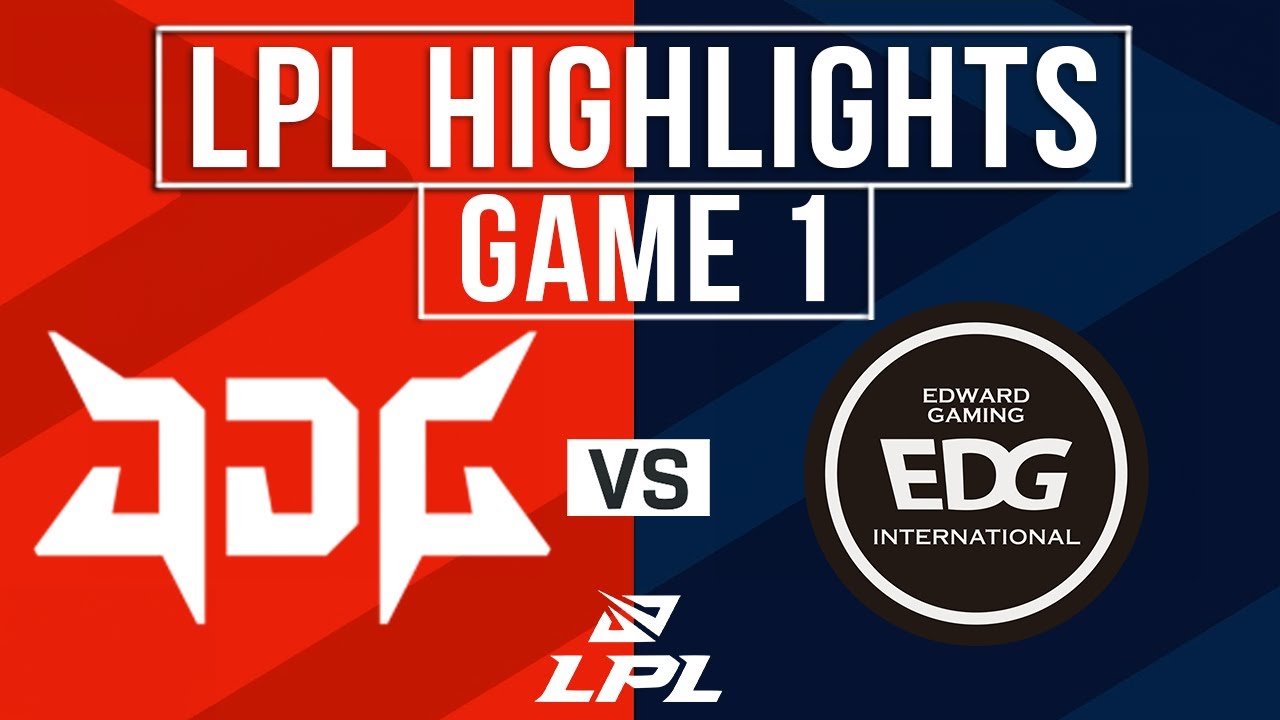 JDG vs EDG Highlights Game 1 | LPL 2025 Split 3 Playoffs | JD Gaming vs EDward Gaming