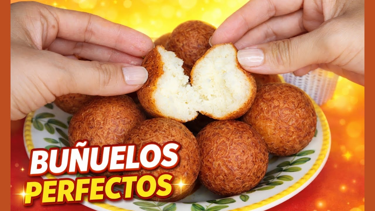 Buñuelos de Maizena Súper Esponjosos | Receta Fácil y Casera
