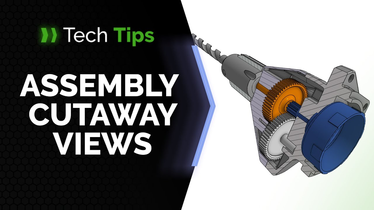 Create Assembly Cutaway Views in Onshape Drawings - Tech Tip