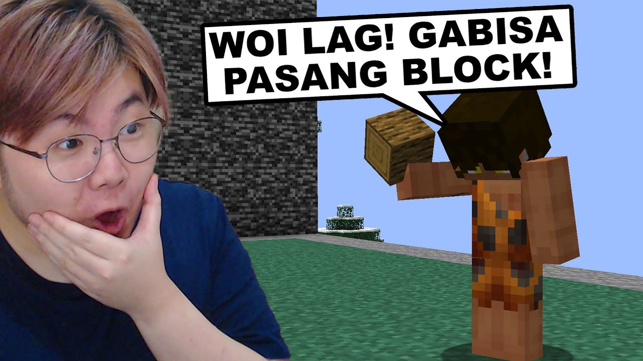 Gw Isengin Temen Gw Dengan Bikin Dia Ngelag di Lomba Building Minecraft ...