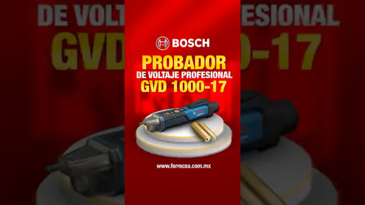 🟨NEW🟨Probador de Voltaje Profesional🟥GVD 1000-17🟥Bosch #tools #explore #bosch #detector #shorts
