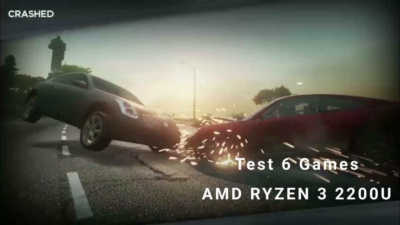 6 Games Test in AMD Ryzen 3 2200U