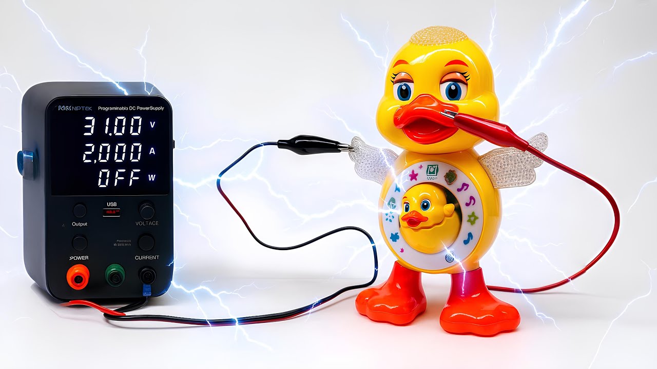 What Happens When You Apply TOO MUCH POWER to a Toy?I Applied HIGH VOLTAGE to Electric Toys! part 16