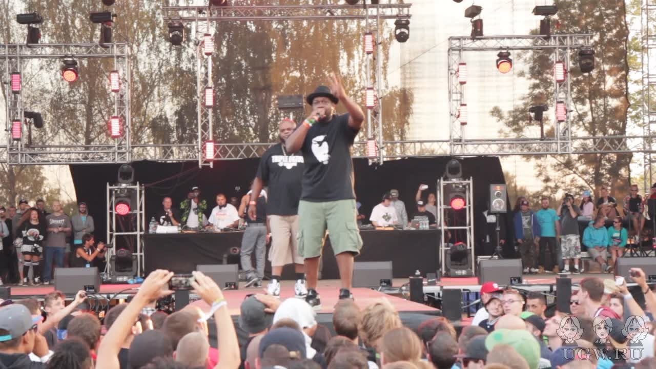 Gang Starr Foundation live @ Hip Hop Kemp 2015 [Jeru The Damaja, Big Shug, Lil Dap of Group Home]