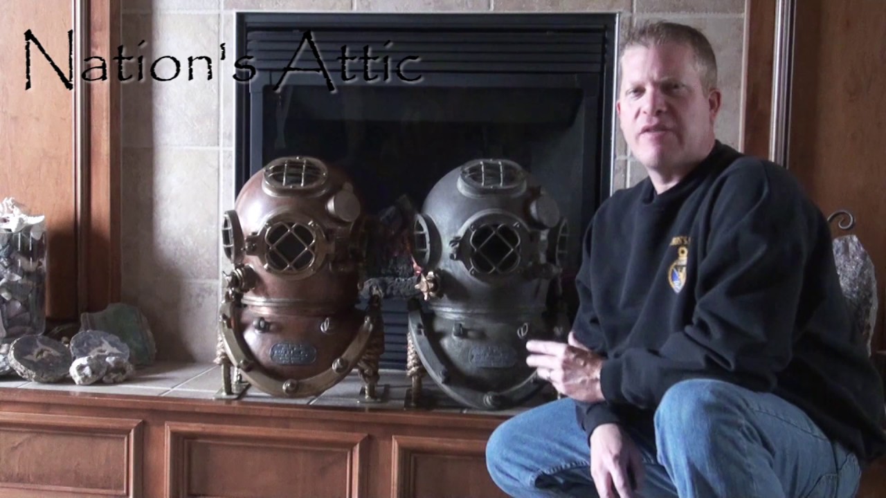 Miller Dunn US Navy Mark V Diving Helmets