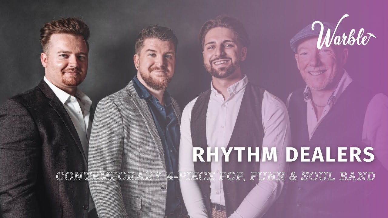 Rhythm Dealers // Contemporary 4-Piece Pop, Soul & Funk Band // Book Now at Warble Entertainment