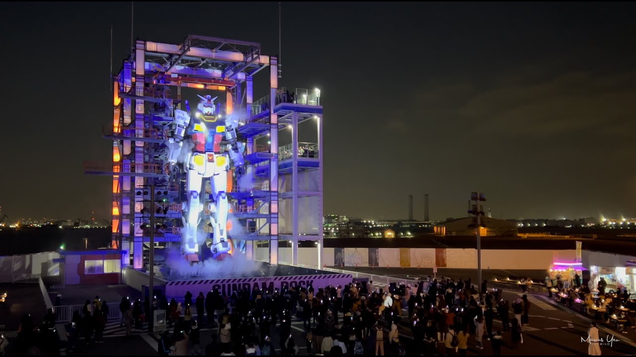 Gundam Factory Yokohama (GFY Winter Illumination 2023 feat. GUNDAM SEED series)