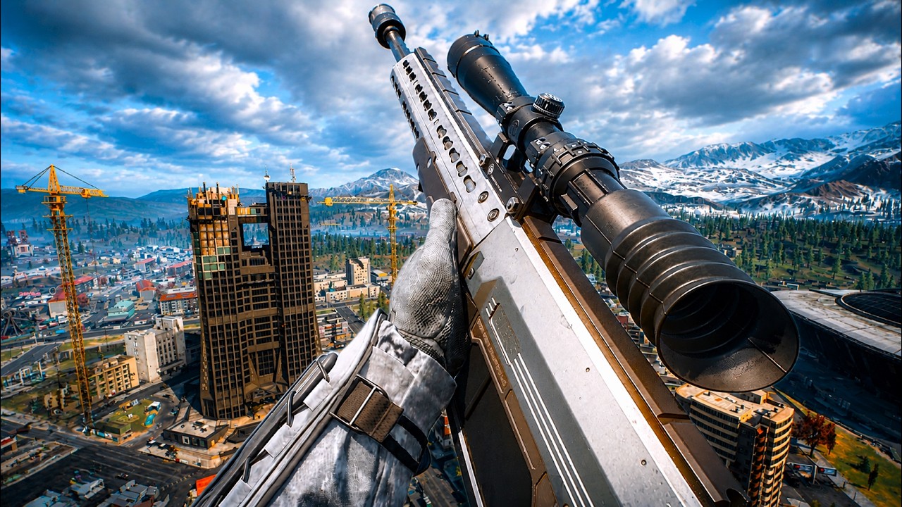 Call of Duty: Warzone Solo HDR Sniper Gameplay! ( No Commentary )