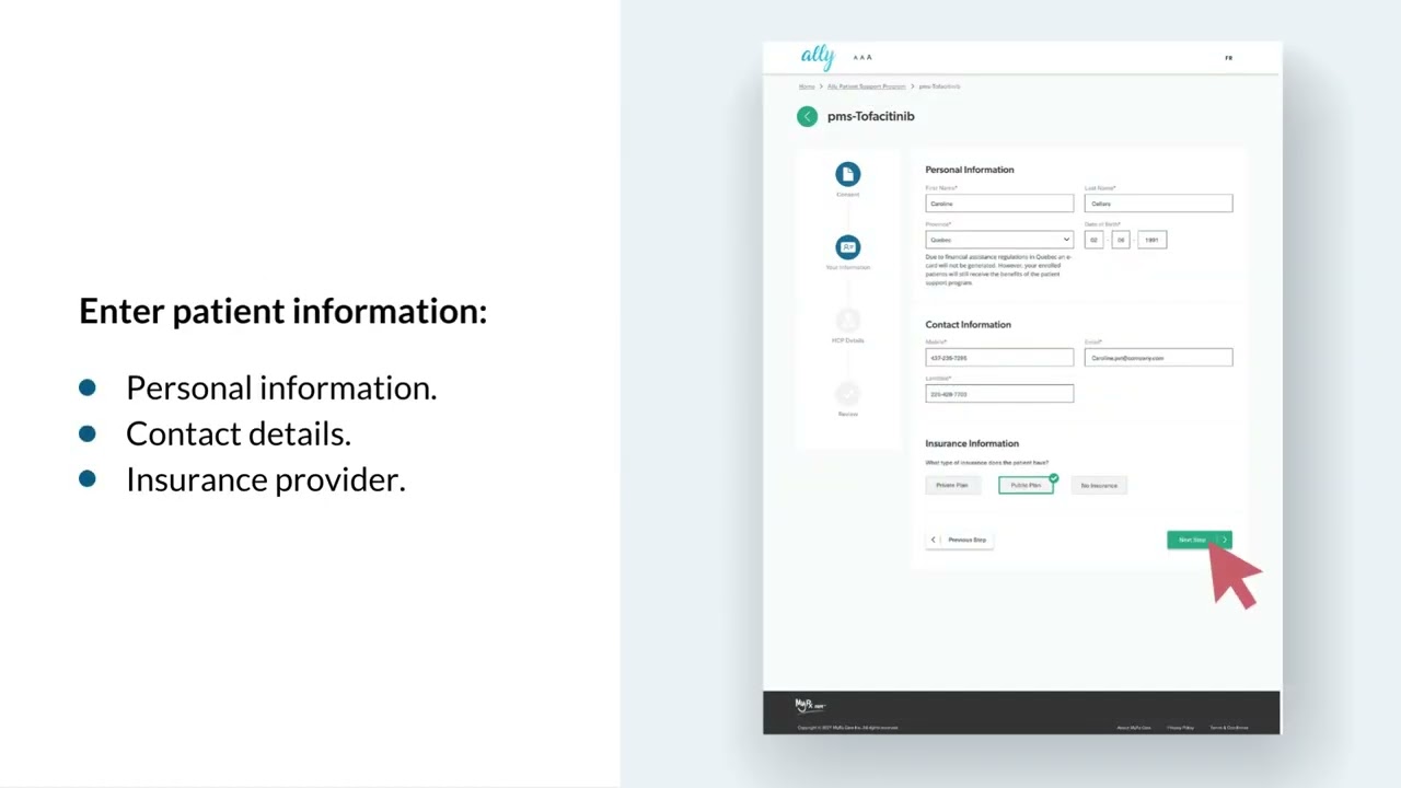 MyRx Care&trade; full enrollment to a patient support program OR card-only option