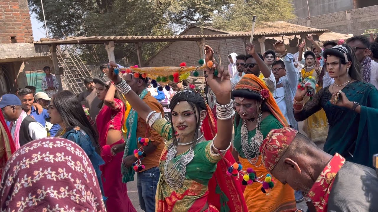 पिंकी मॉडल किसन सोंगाडया पार्टी आदिवासी होली ग्रुप शेडापड़ा गेर A1Sur master band chichpada 7/3/2026