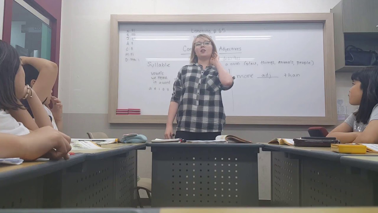 Comparative Adjective Class Demo
