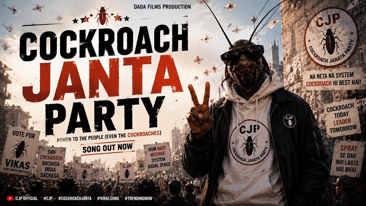 Cockroach Janta Party (Official Video) | CJP Anthem 2026 | Cockroach Janta Party Anthem
