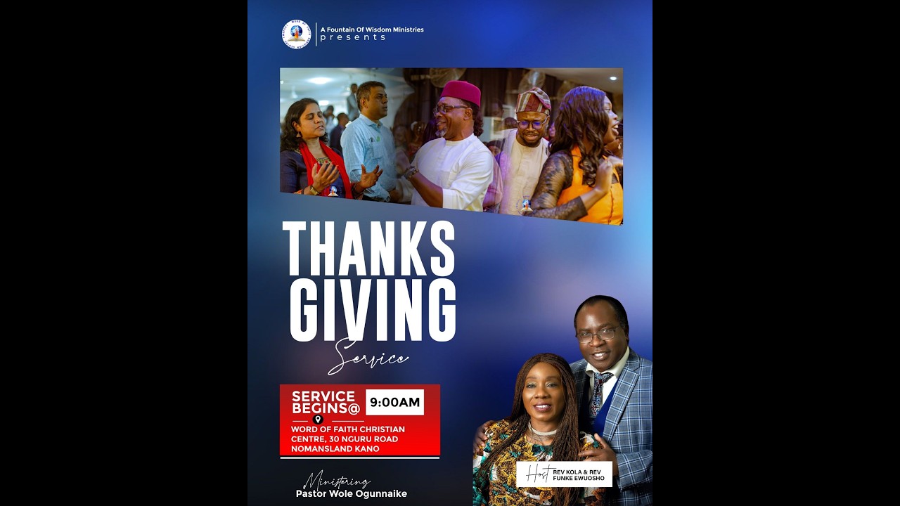 MARCH 2026 THANKSGIVING SERVICE || 1 MARCH 2026