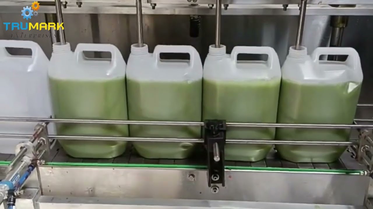 5LITER JERRY CAN FILLING MACHINE - SERVO GEAR PUMP OPERATED