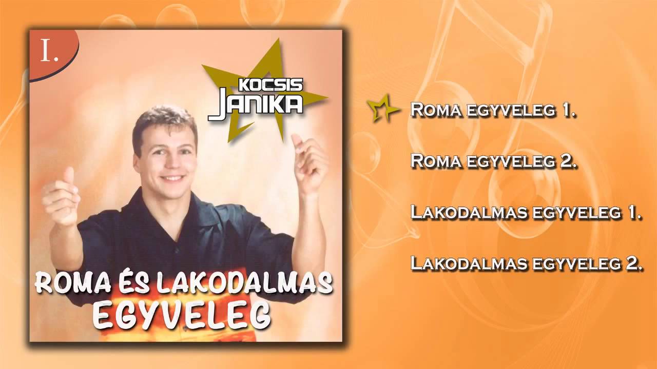 ✮ Kocsis Janika ~ Roma- és lakodalmas egyveleg I. (teljes album)