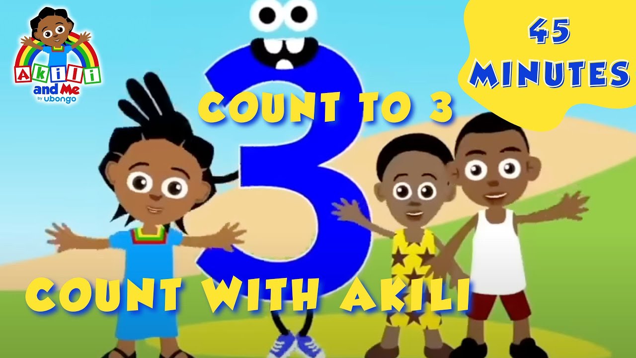Count with Akili and Me | Learn Your 123s | Cartoons and Songs for Preschoolers.
