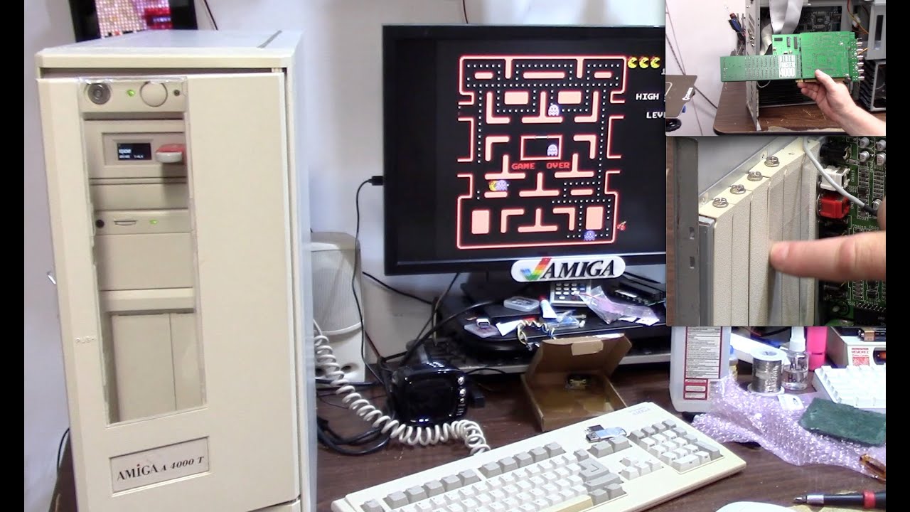 Amiga 4000 Tower has 2 video slots lets slap a toaster in it!