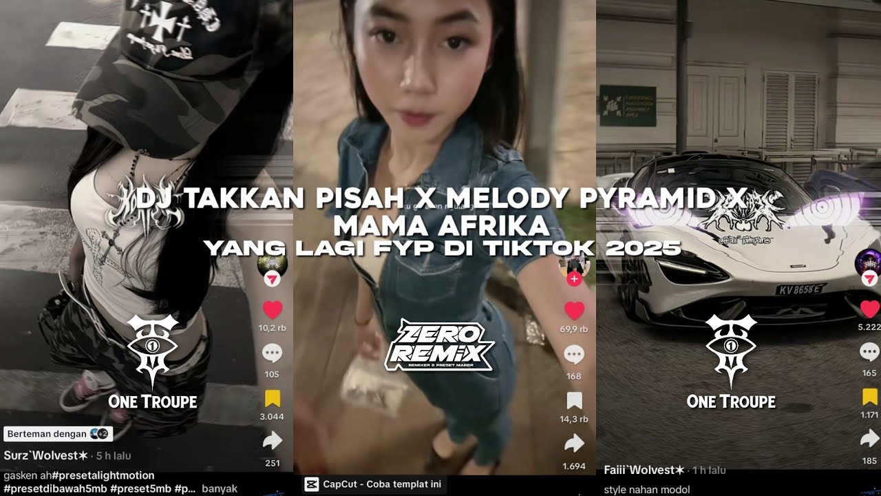 DJ TAKKAN PISAH V2 X MELODY PYRAMID X MAMA AFRIKA ( BBHC) - ZERO RMX || YANG LAGI VIRAL TIKTOK 2025