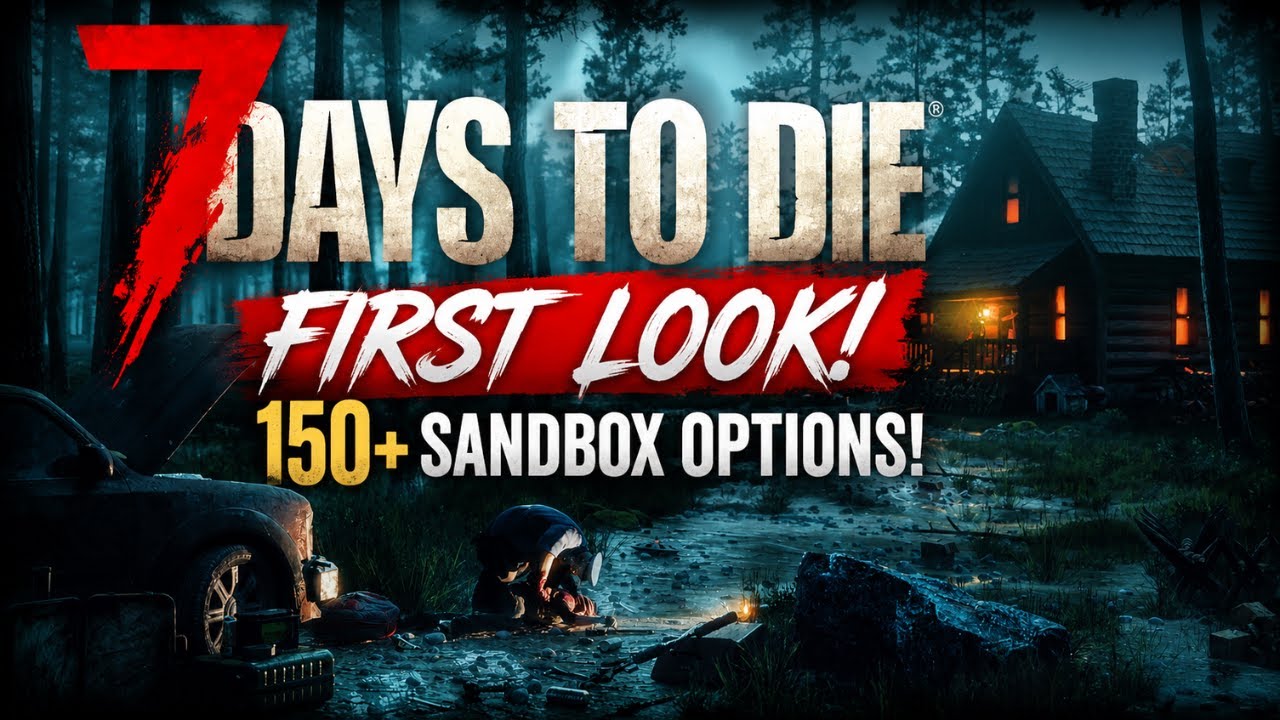 7 Days to Die 3.0 LIVE! | New Features, New Settings, New Survival